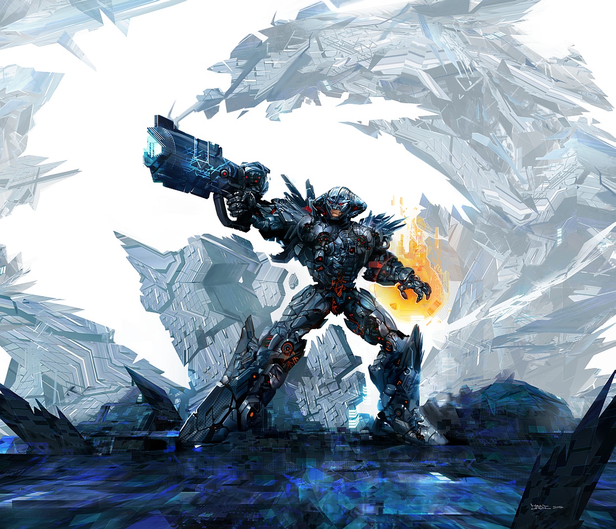 Turrican Soundtrack Anthology Booklet Cover by MrDream