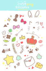 Cute Stickers ( ^_____^ )