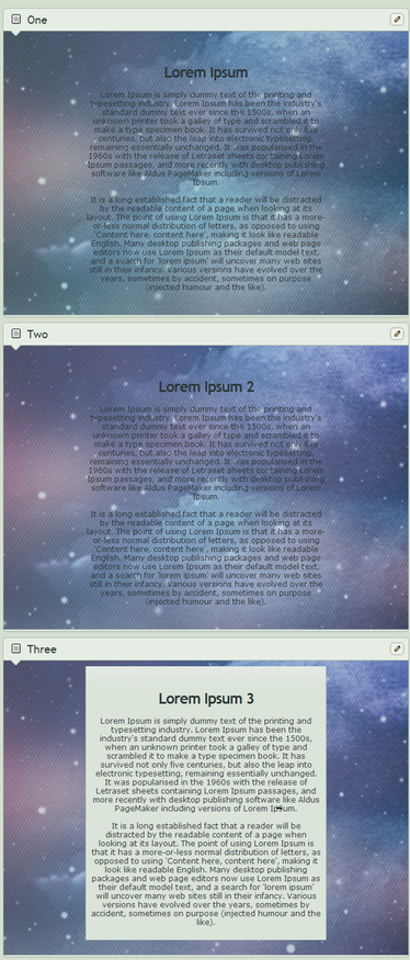 Starry Custom CSS Boxes