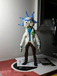 Rick Sanchez Clay Model (My First Attempt)