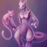 mewtwo and mew