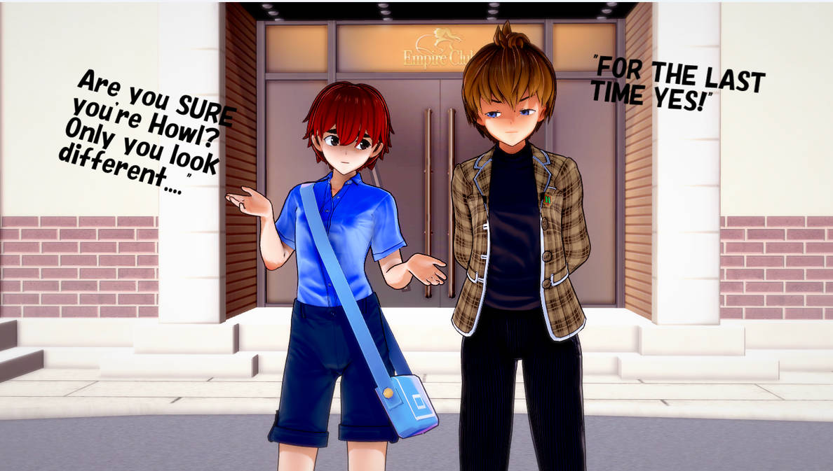 Howl and Max- 'Howl? HOW?!' by CynicalSharkStudios on DeviantArt