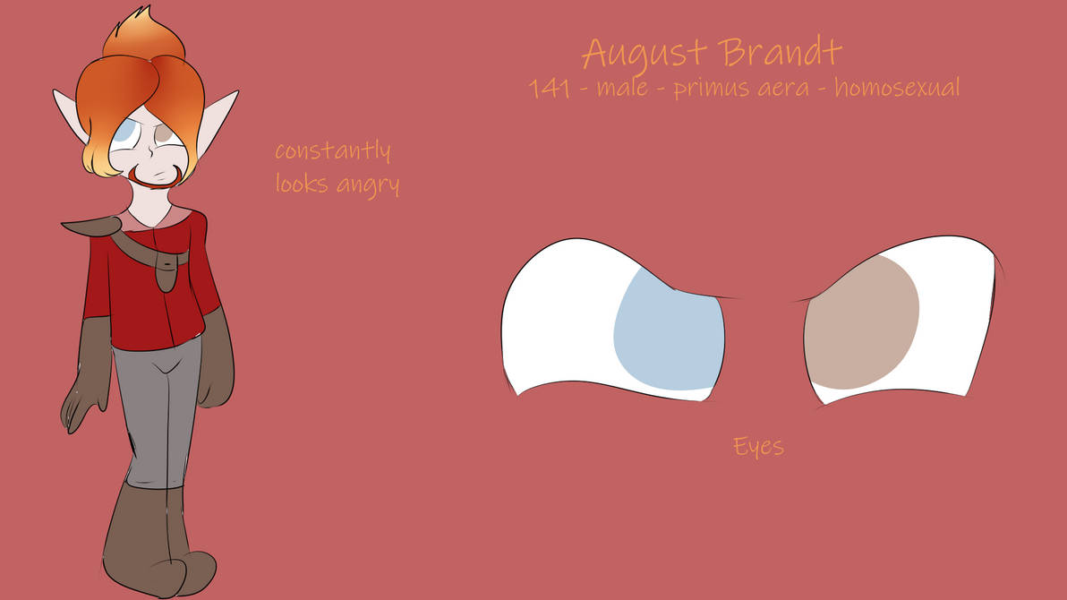 August ref by PhoenixSunFox on DeviantArt