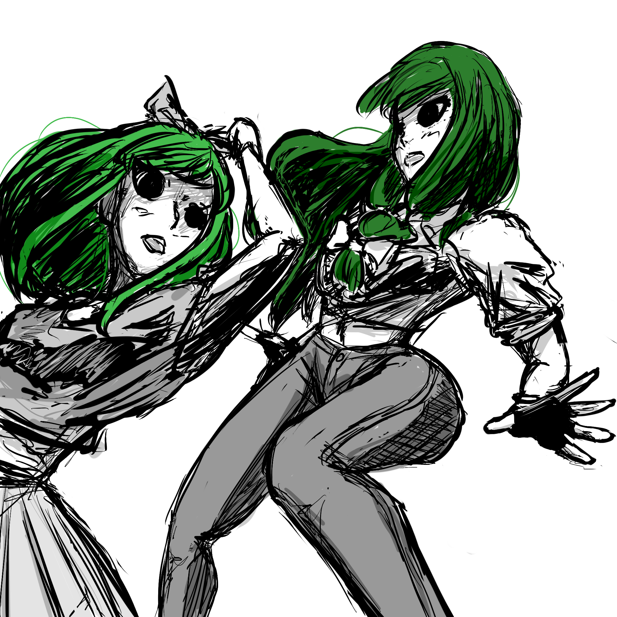 Mio Vs Naomi by GhoulMage