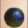 Sequin Works - Blue Roofs Bauble