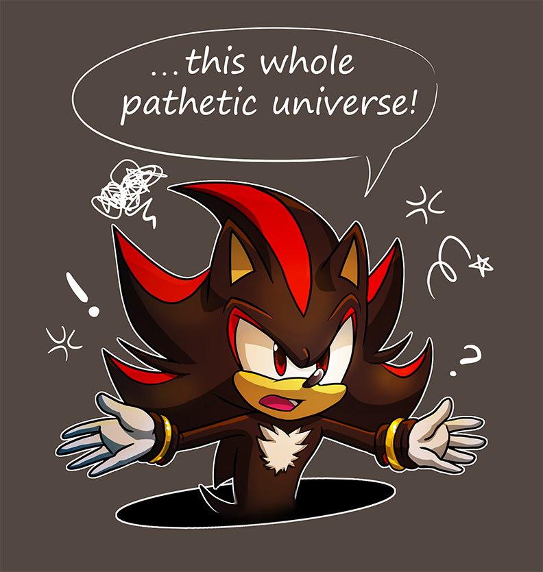 angry Shadow by MobianDoodles on DeviantArt