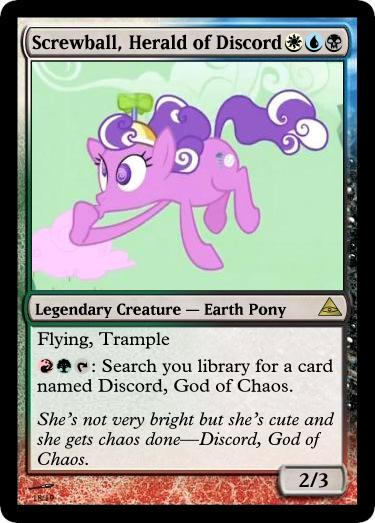 Screwball Herald of Discord by magicbronie24 on DeviantArt