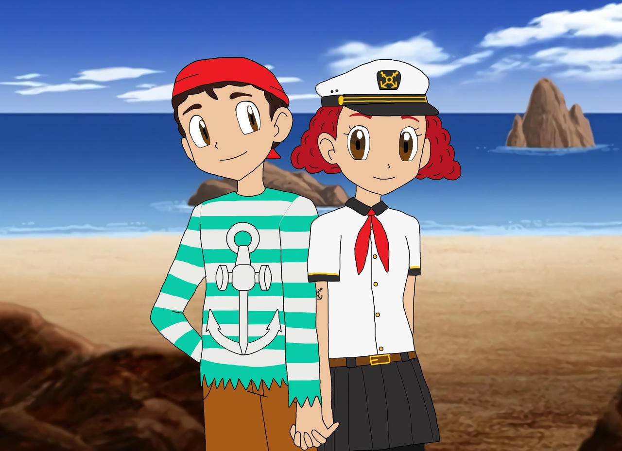 Luca Captain Rabeh Luca and Giulia as Robby and Captain Cori by Orca303 on DeviantArt