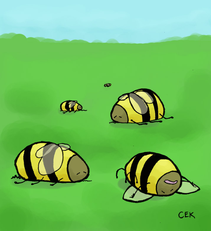 Dead Bumblebees