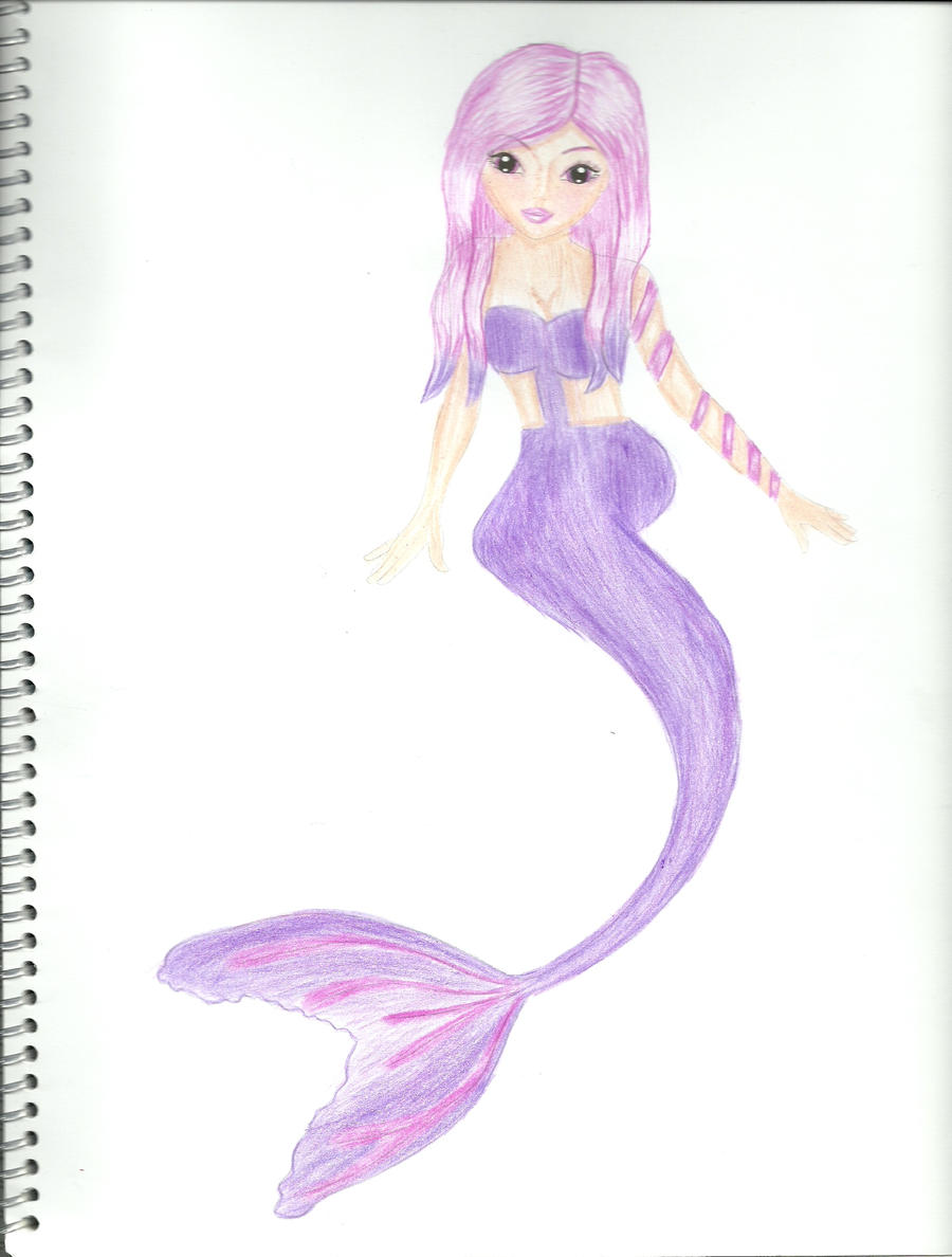 Pinkpurple Mermaid By Aterg1 On Deviantart