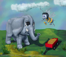 Elephant and Bee