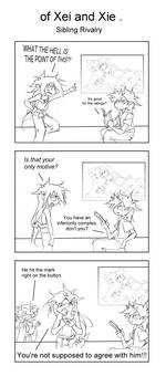 of Xei and Xie.sibling rivalry by Achiru-et-al