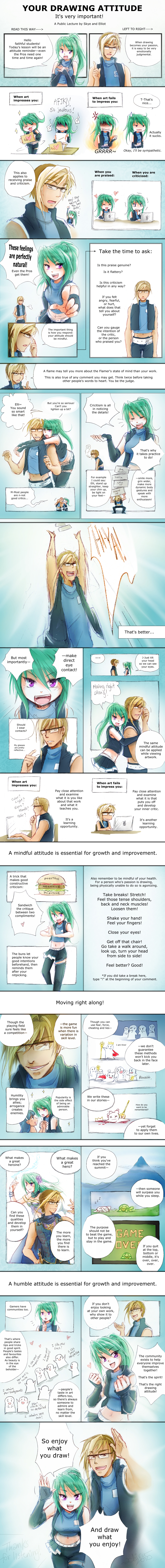 Your Drawing Attitude by Achiru-et-al