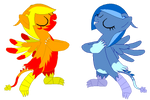 Blaze Hawk and Clear Spring [New OCs] by XxNitroFuryxX