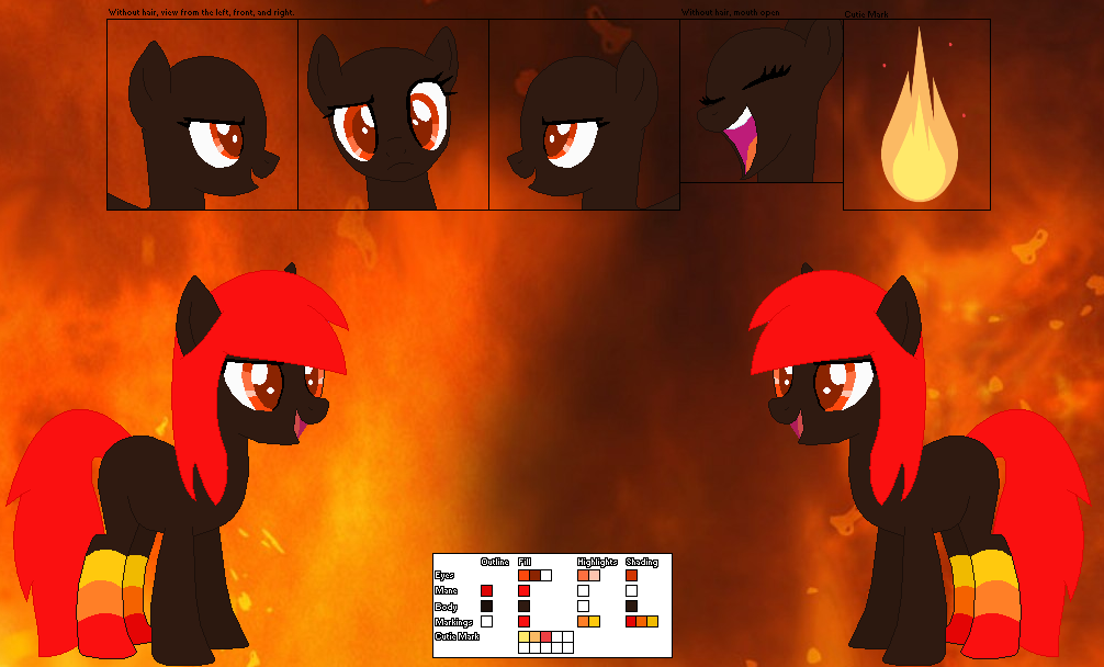 Fire Punk's ref sheet