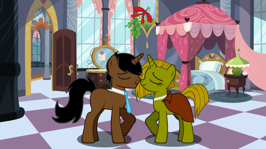 [Pony Creator] Nuzzling under the Mistletoe