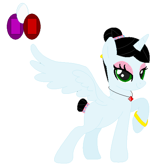 My new Alicorn OC Mystic Frost