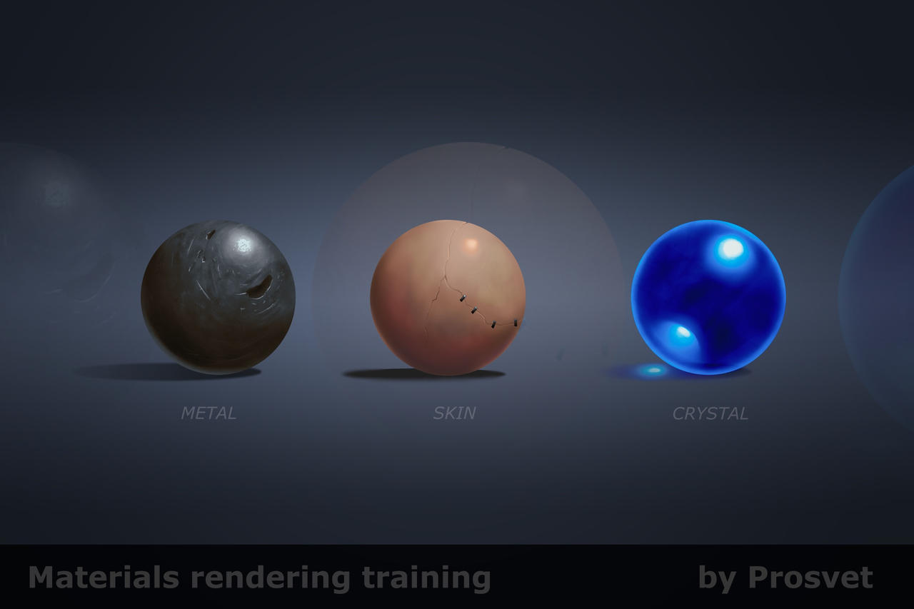 Material Model Rendering Examples Material Rendering Presentation by ProsvetArtist on DeviantArt