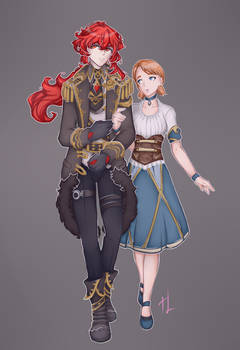Diluc and Donna