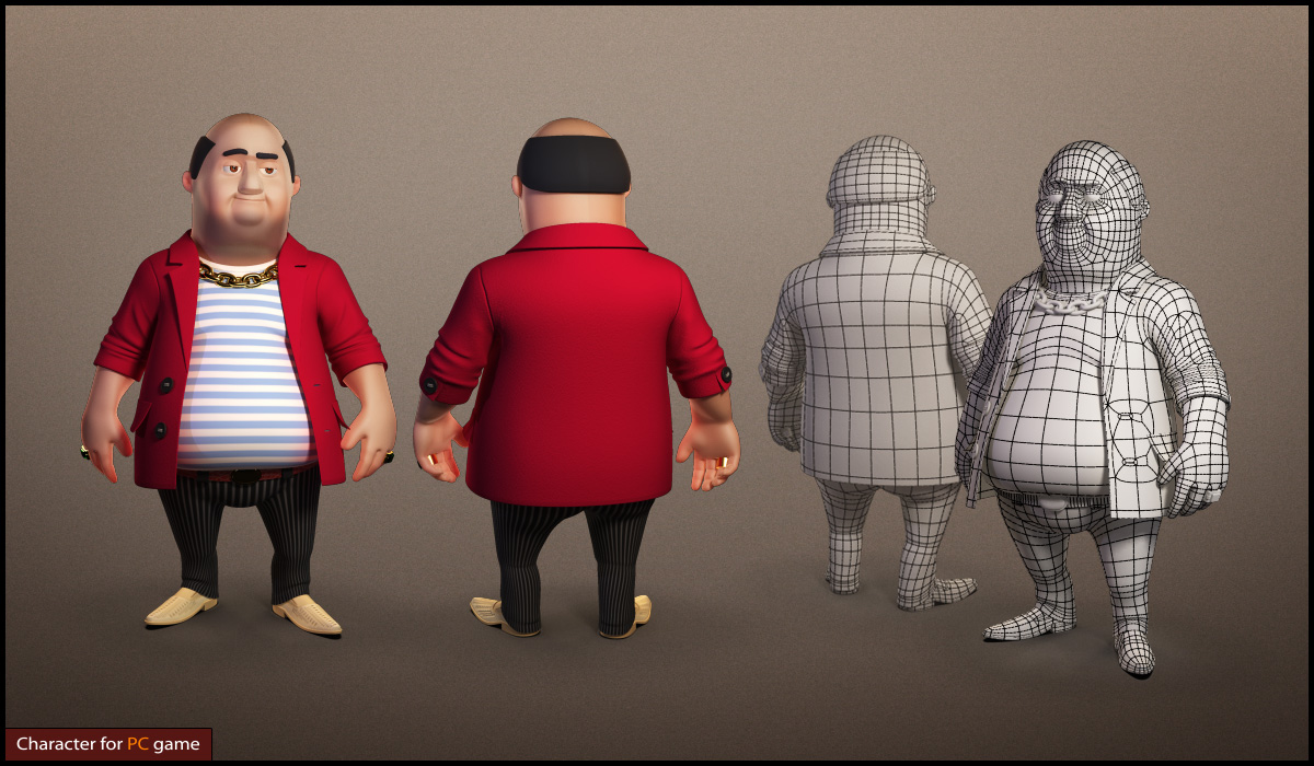 fat cartoon character by tadjiart on DeviantArt