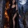 Moonlit Gothic Vampire Halloween