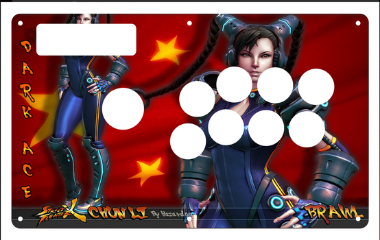 Chun Li Custom TE Stick. WIP 2