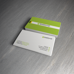 Breakthrough business card