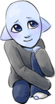 Sitting Athryl by MissLunaHost