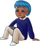 Sitting Zaen by MissLunaHost