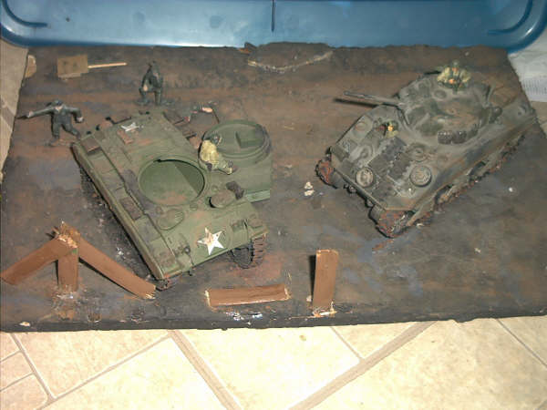 M4 Sherman and M24 Chaffee