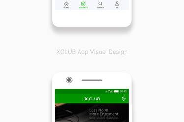 XClub App Visual Design