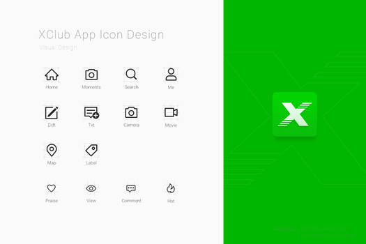 XClub App Icon Design