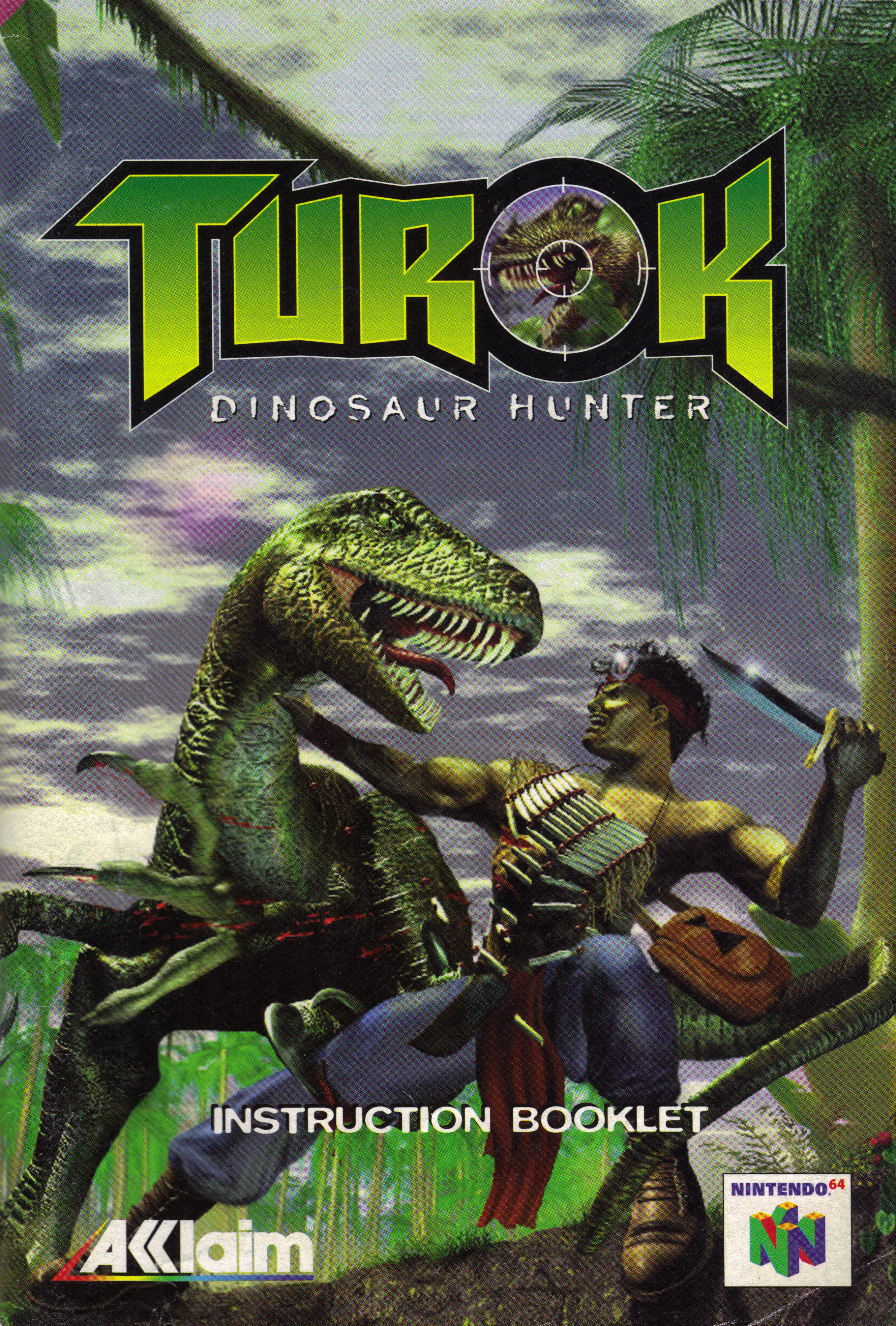 Turok Dinosaur Hunter Instruction Booklet (Manual)