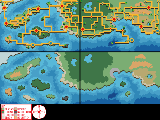 Holon and Tripica Regions Maps