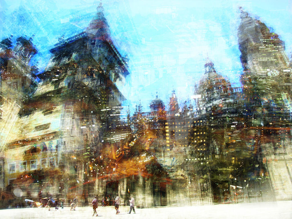 Lights of Santiago by brut