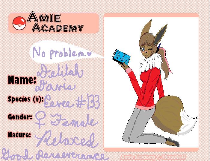 Amie Acadamy Application-Delilah Davis