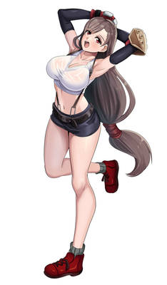 tifa - final fantasy -commission