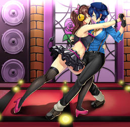 Naoto and rise personadancing - commission