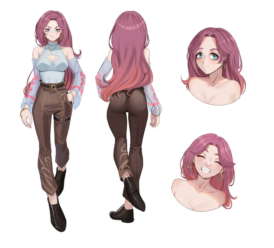 OC catalina character sheet  - commission