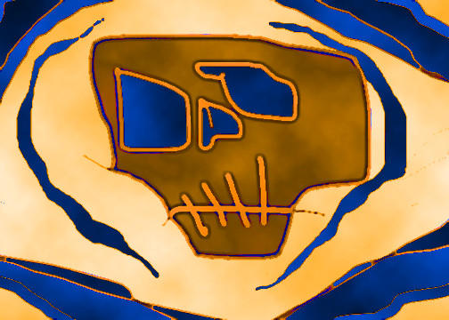 Blue and Skull by TheEvilJebusTalkShow on DeviantArt