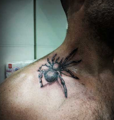 Spider 3D - Tattoo by Pugg on DeviantArt Spider 3D - Tattoo by Pugg on DeviantArt