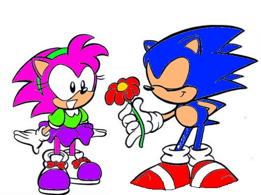 Sonamy - Classic Sonic by MineDobla3 on DeviantArt