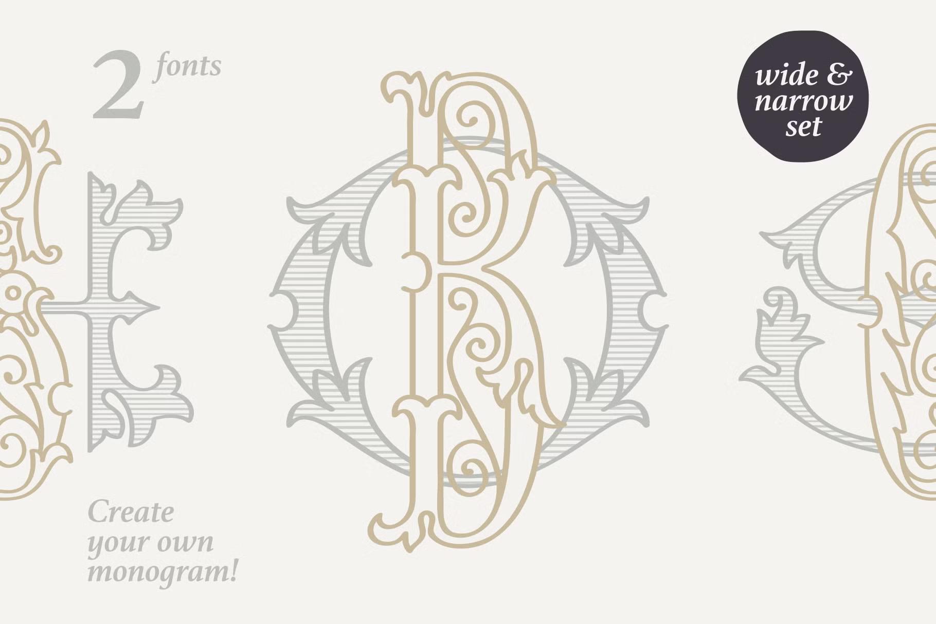 Interlocking Monogram Fonts Free Download