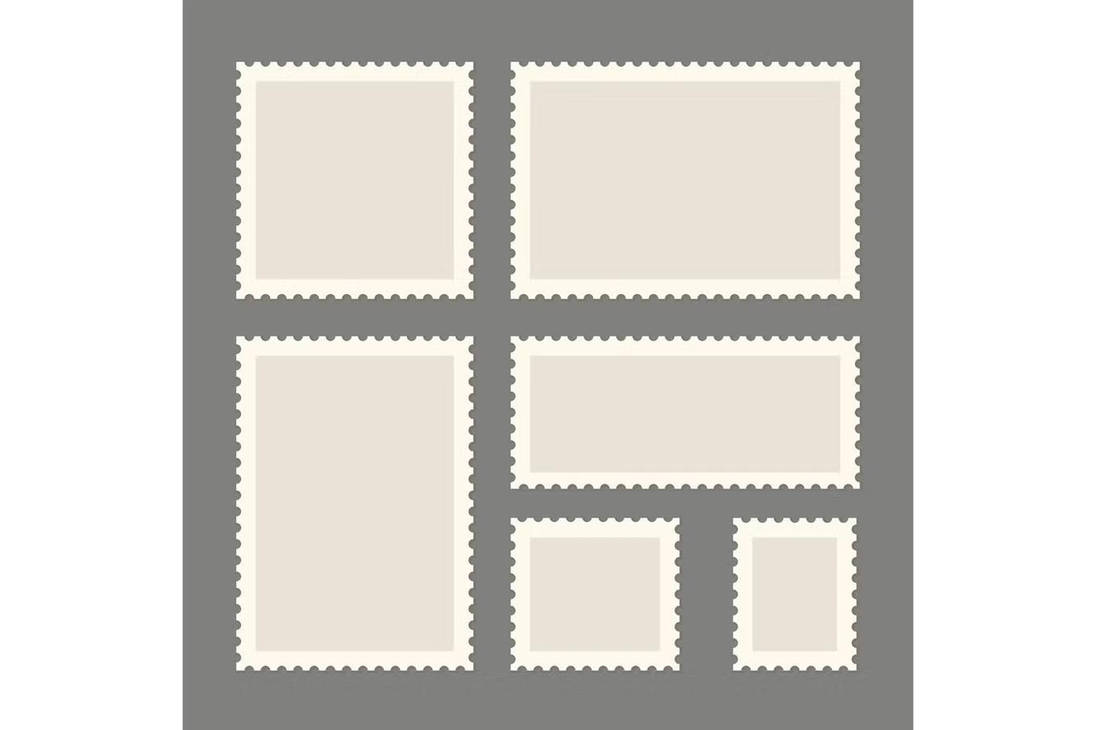 Postage stamps template by ronamerati on DeviantArt