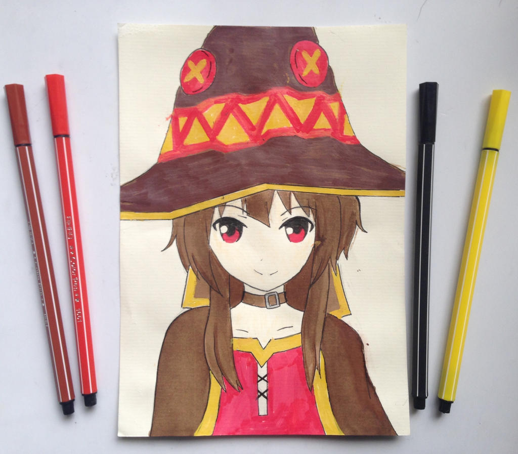 Megumin Draw Megumin Sketch 2 by TruiArts on DeviantArt