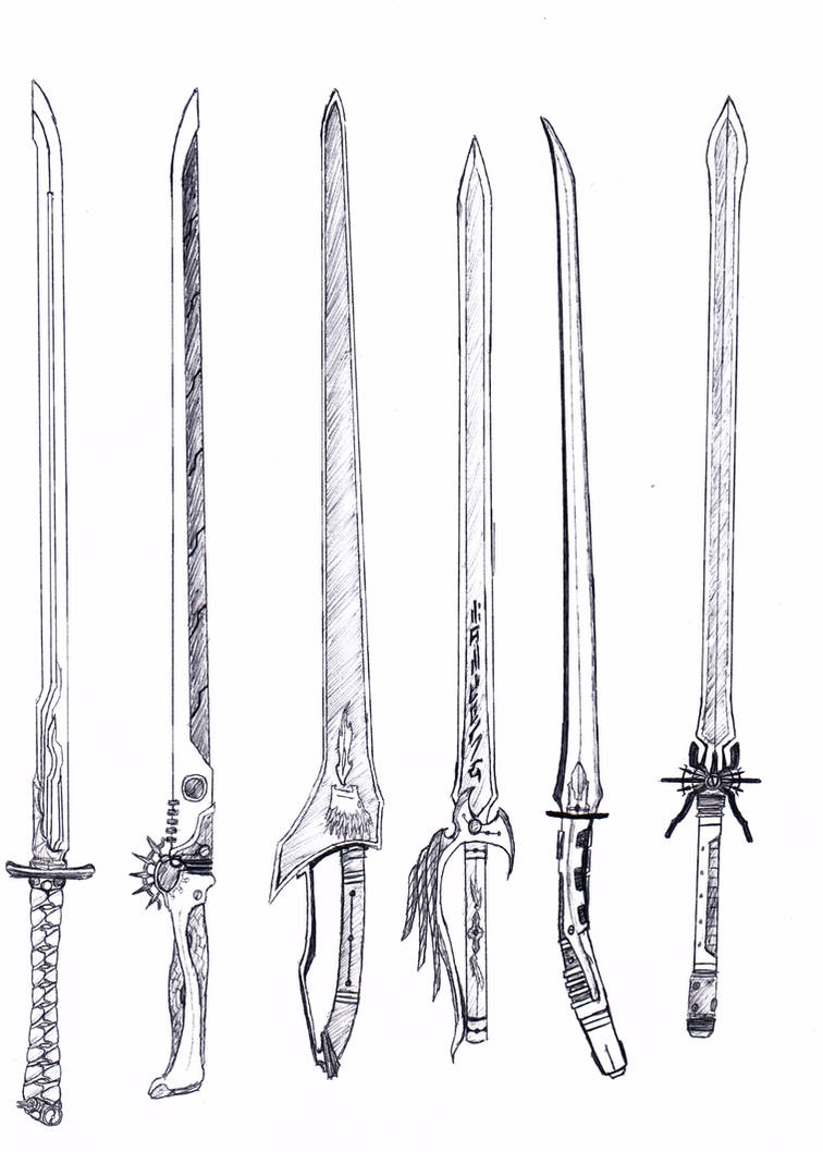 Blade Weapon Deviantart Blade Set 1 by Motorhalo on DeviantArt