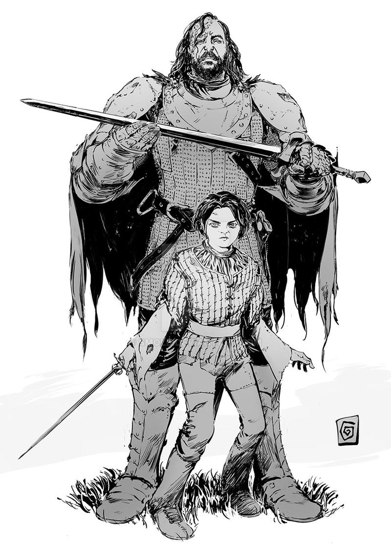 Arya and the Hound