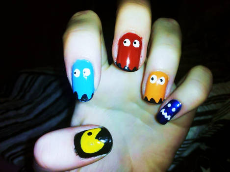 Pacman Nail Art