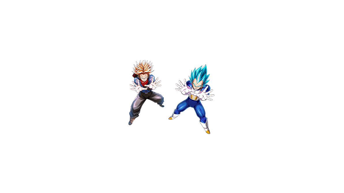 Trunks SSJ Rage / Vegeta SSB #1 by ilPiccoloMatt on DeviantArt