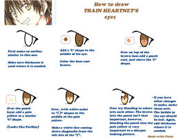 How to draw Train's eyes